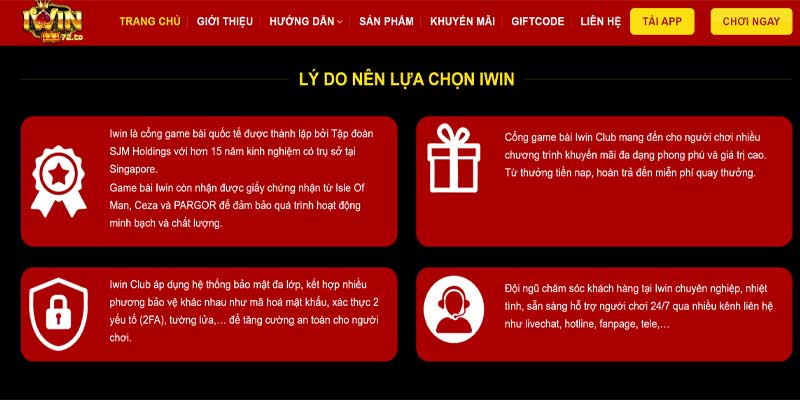 Giới thiệu về Iwin