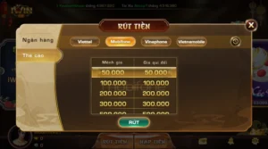 Hướng dẫn rút tiền Iwin bằng thẻ cào